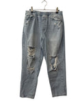 Sincerely Jules Distressed Straight Leg Jeans