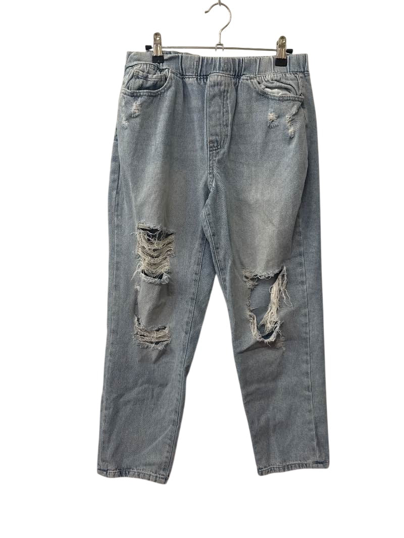 Sincerely Jules Distressed Straight Leg Jeans