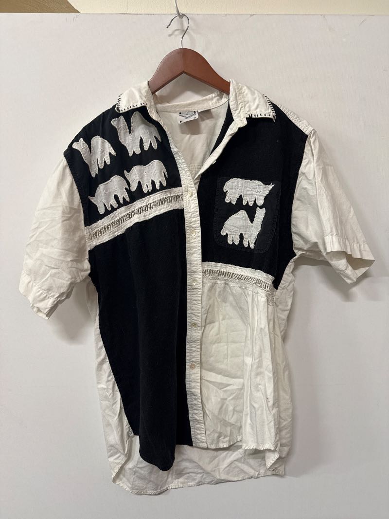 Terra Elephant applique shirt Vintage