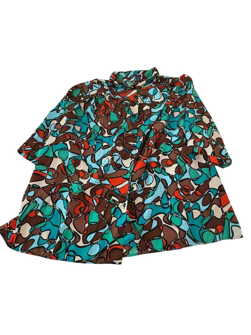 A personal Touch Abstract Pattern Blouse Vintage