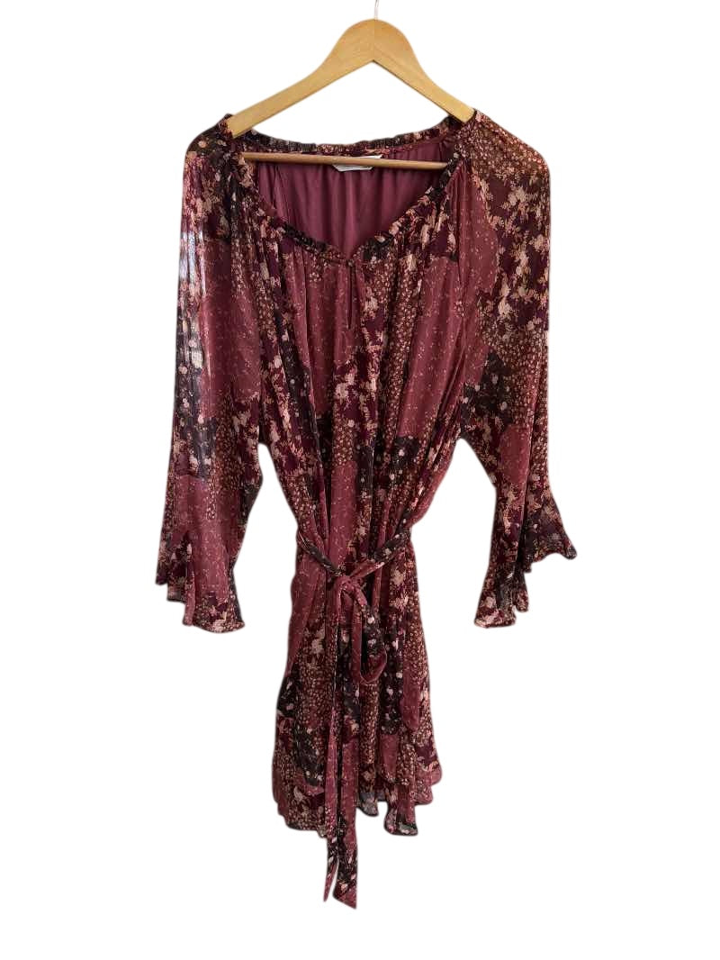 LC Lauren Conrad Floral Tie-Waist Dresses