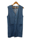 SH Jeans Co. Denim Vest Dress Vintage
