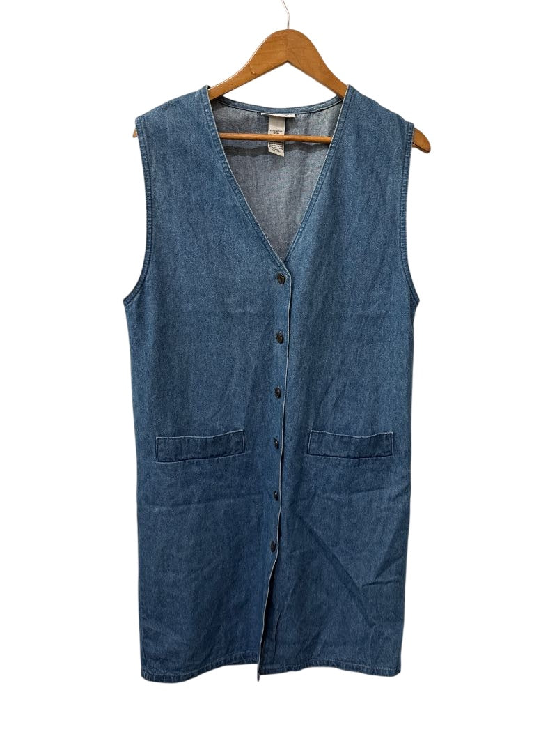 SH Jeans Co. Denim Vest Dress Vintage
