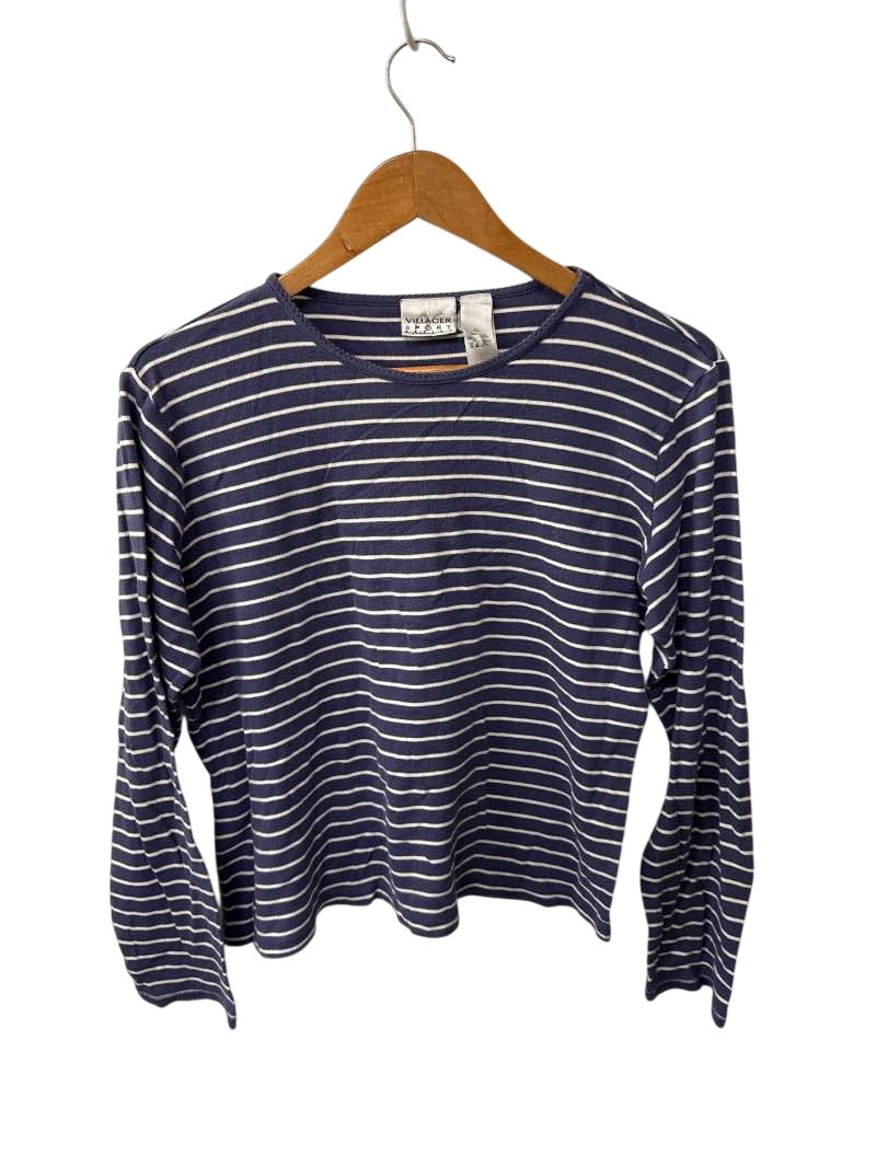 Villager Striped Crew Neck Long Sleeves