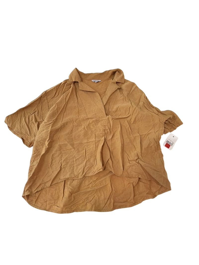 Ophelia Roe Collared Button-Up Short Sleeves