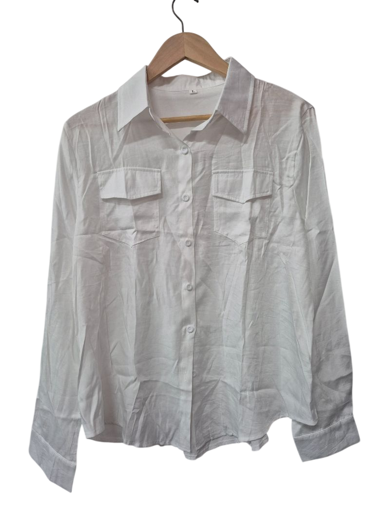 Collared Button-Up Long Sleeves