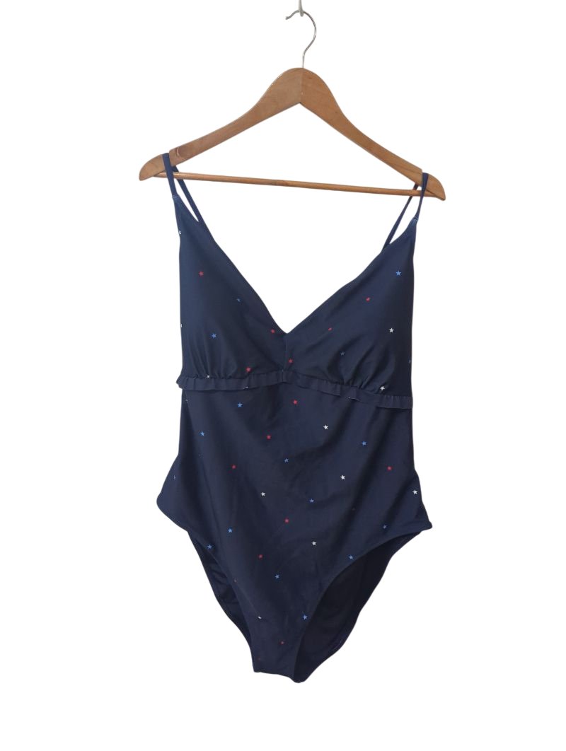 Old Navy V-Neck One-Piece Swimwear