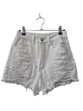 Shein Distressed High-Waisted Shorts