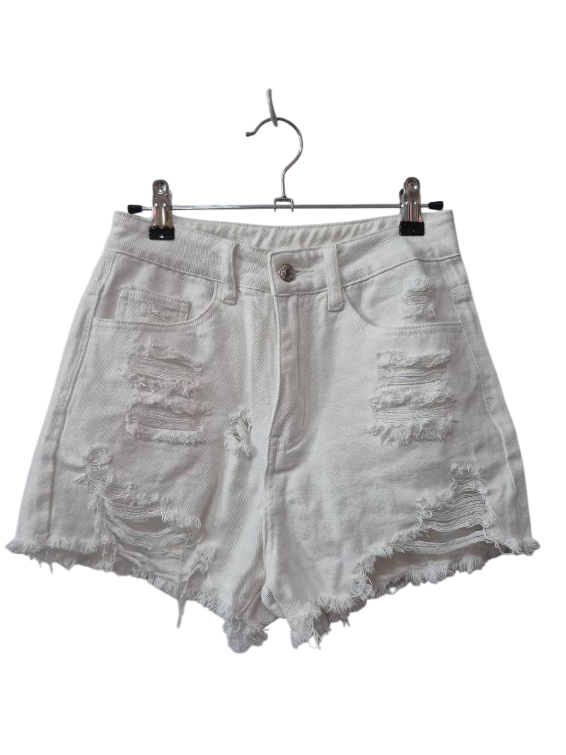 Shein Distressed High-Waisted Shorts