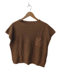 Knit Pullover Short Sleeves