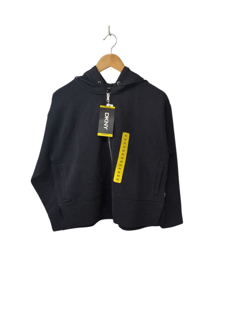 DKNY Textured Zip Hoodie Outerwear