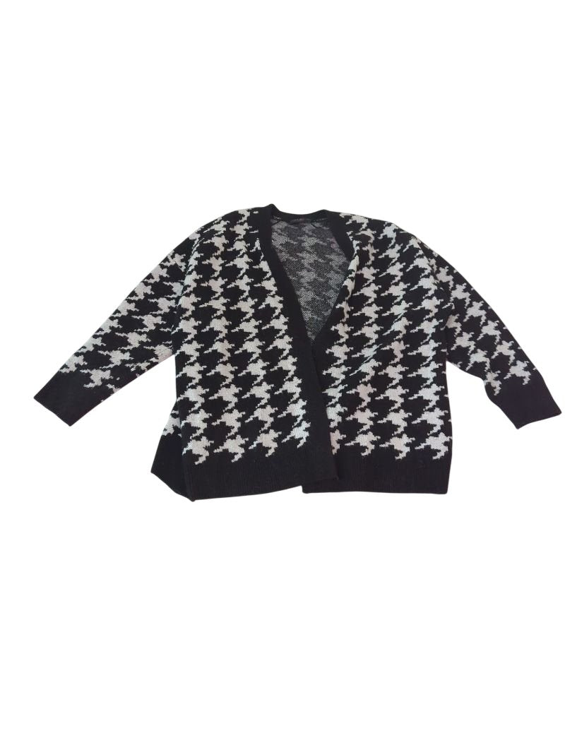 Lane Bryant Houndstooth Cardigan Sweaters
