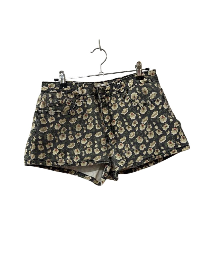 Forever 21 Floral Denim Shorts