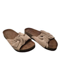 White Mountain Knotted Slide Sandals