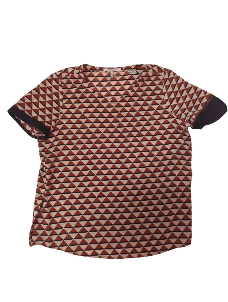 Scotch & Soda Geometric Print Tee Short Sleeves
