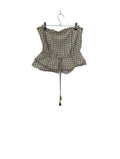 Storia Peplum Strapless Tanks