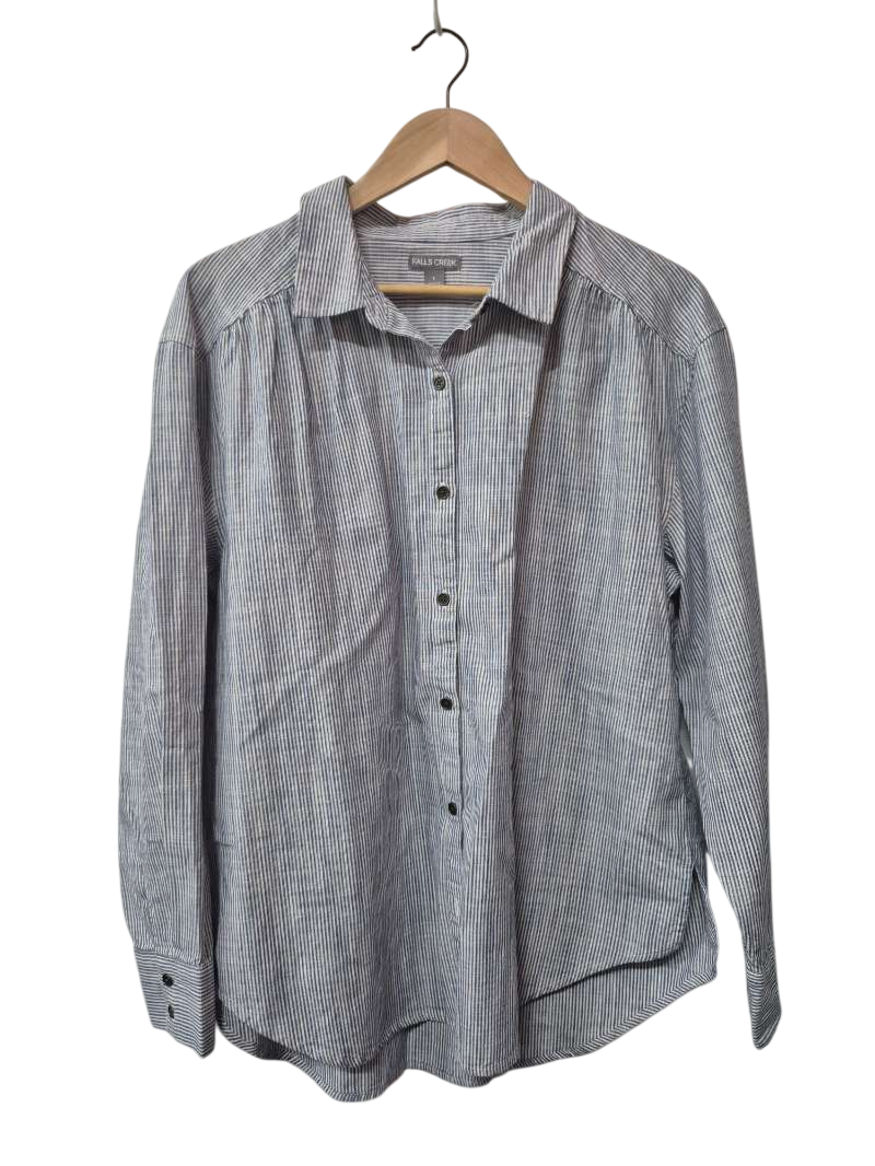 Falls Creek Striped Button-Up Long Sleeves