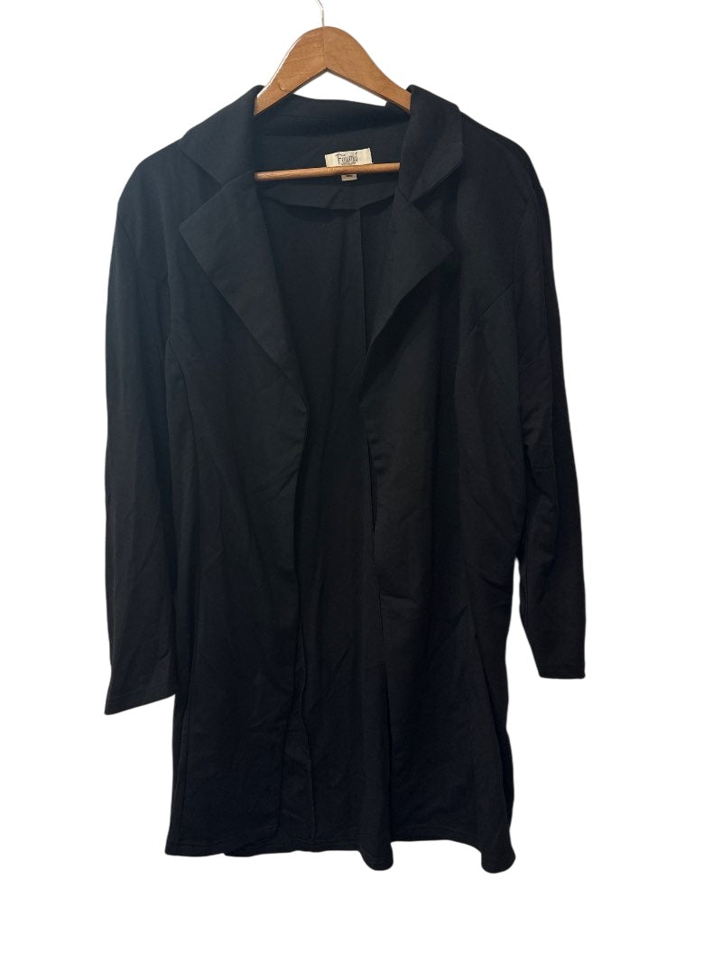 Found Open Front Blazer Long Sleeves