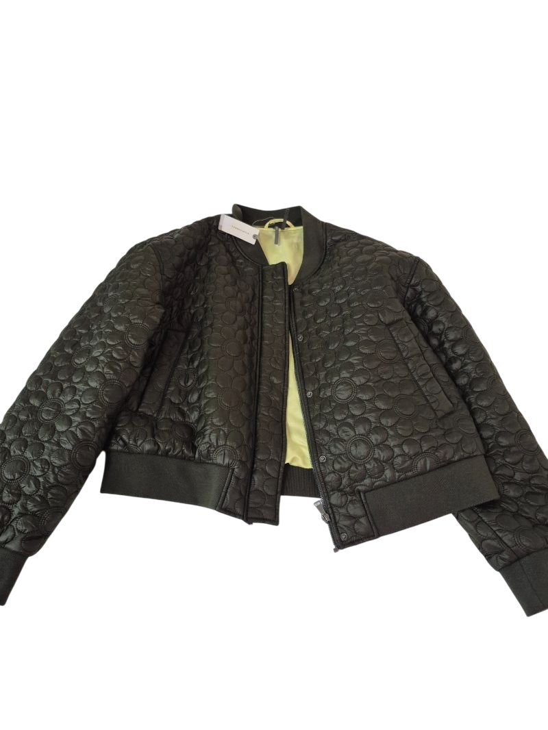 Anthropologie Quilted Bomber Jacket Outerwear