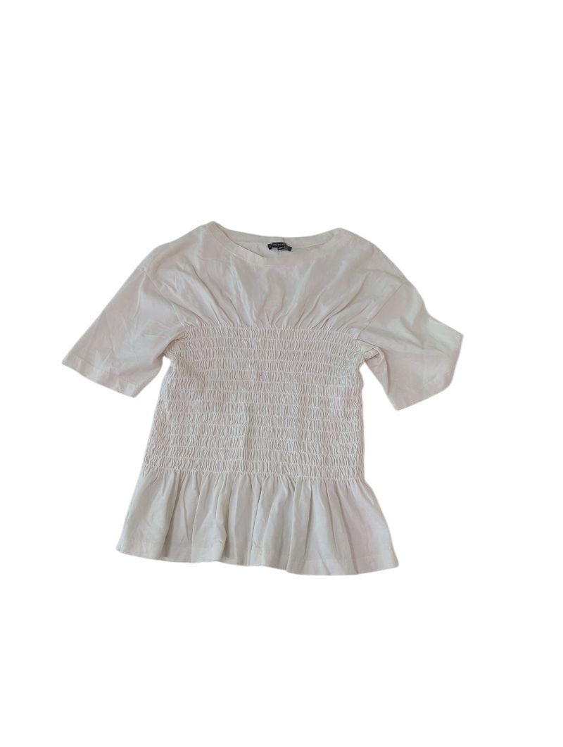 Modern Works Peplum Top Short Sleeves