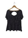 Torrid Keyhole Floral Top Short Sleeves
