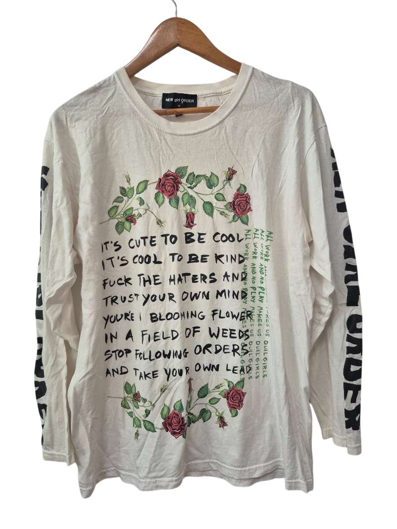 New girl Order Graphic Tee Long Sleeves