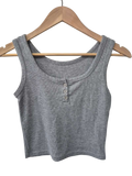 Shein Ribbed Henley Tank Tanks