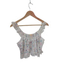 Erica Loren  Floral Lace Blouse Vintage