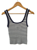 Divided Striped Tank Tanks