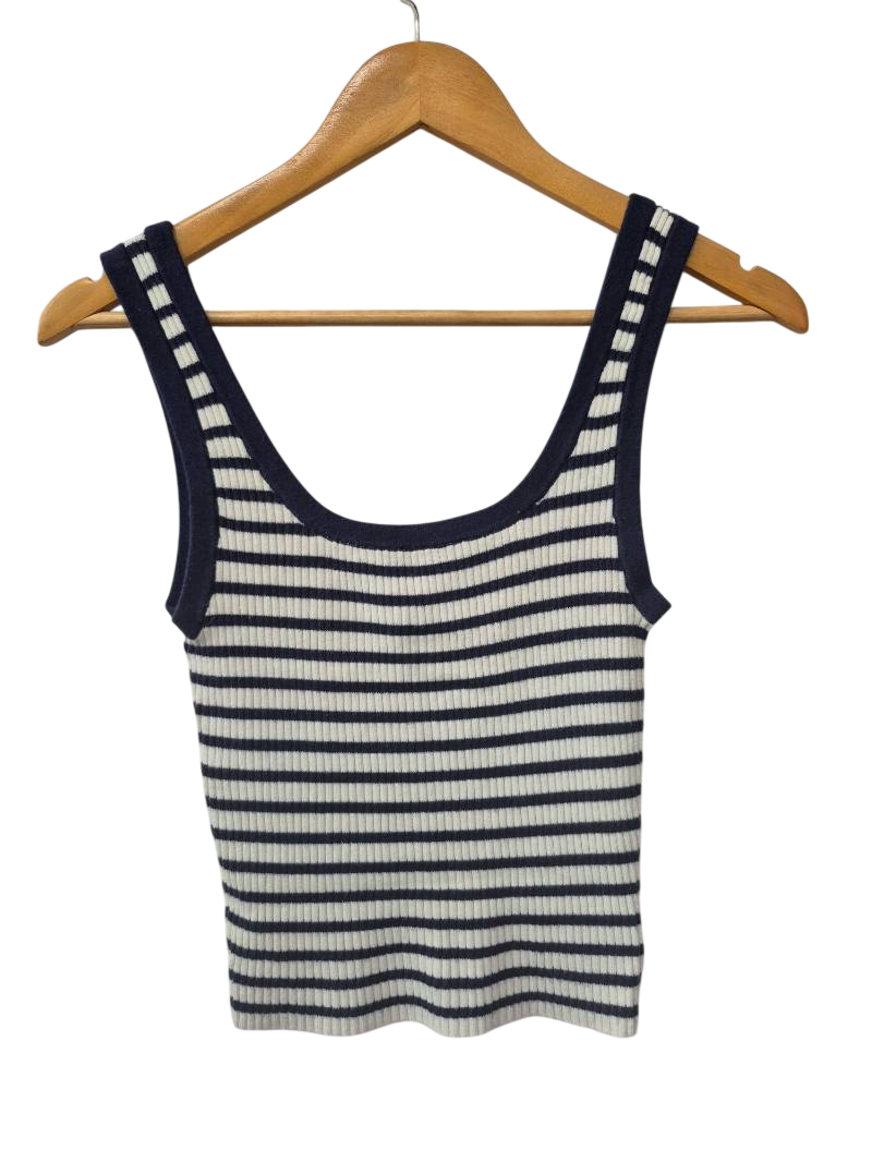 Divided Striped Tank Tanks