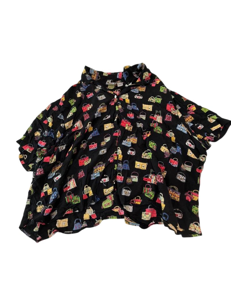 Take Two Graphic Print Blouse Vintage