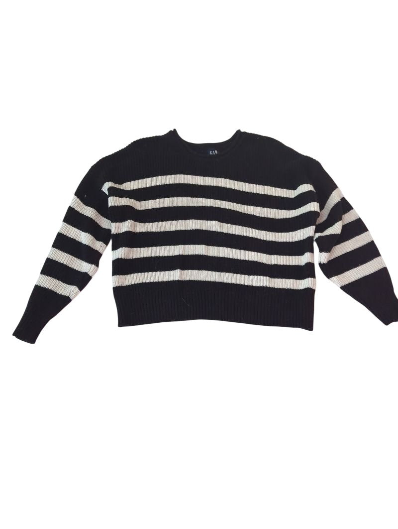GAP Striped Crew Neck Sweaters