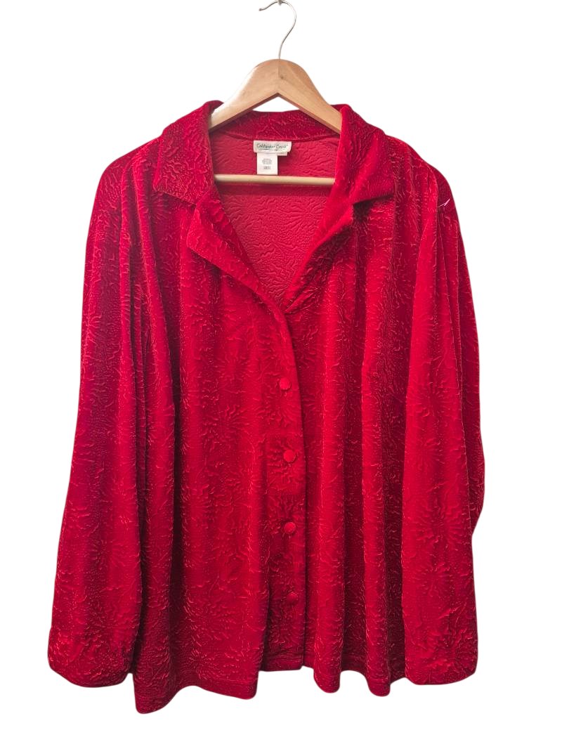Coldwater Creek Vintage Velvet Blouse Vintage
