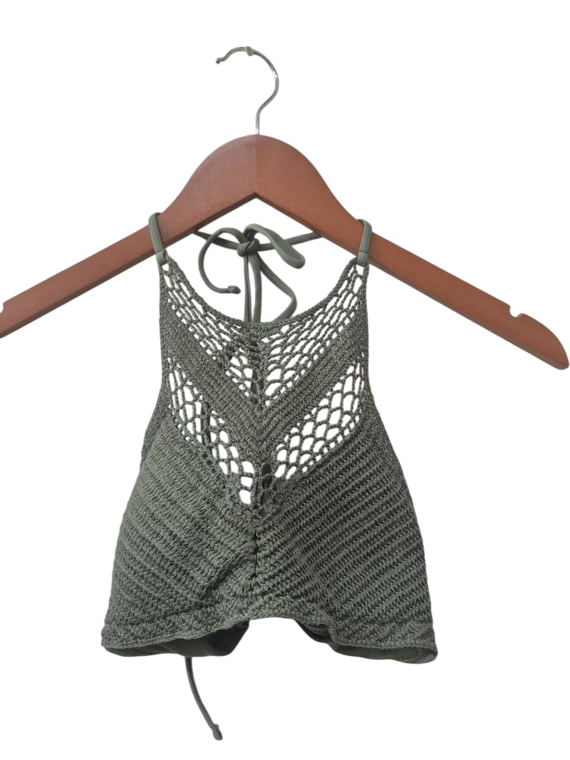 So Crochet Halter Swimwear