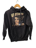 Whitney Houston Graphic Hoodie Long Sleeves