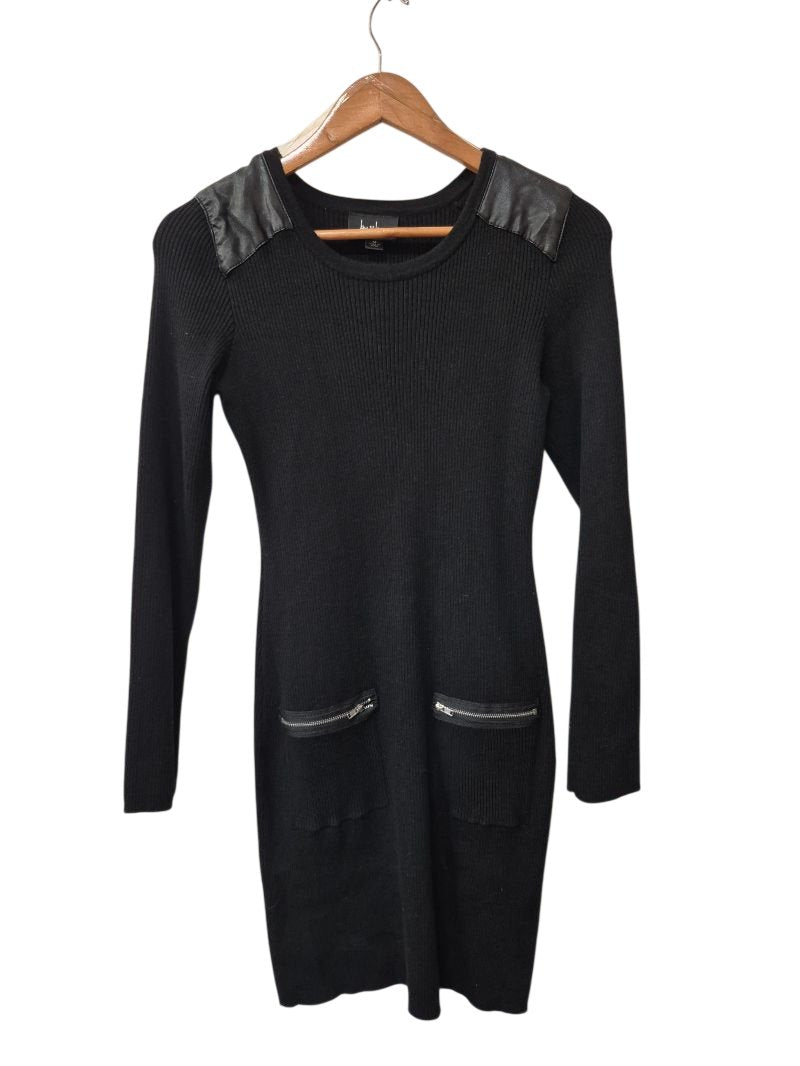 By & By Long Sleeve Sweater Dresses