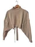 Shein Turtleneck Tie-Back Sweaters
