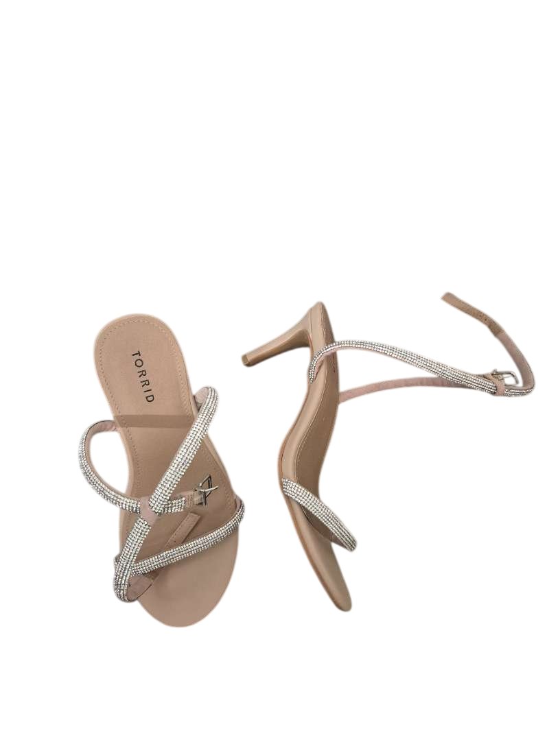 Torrid Rhinestone Strappy Sandals