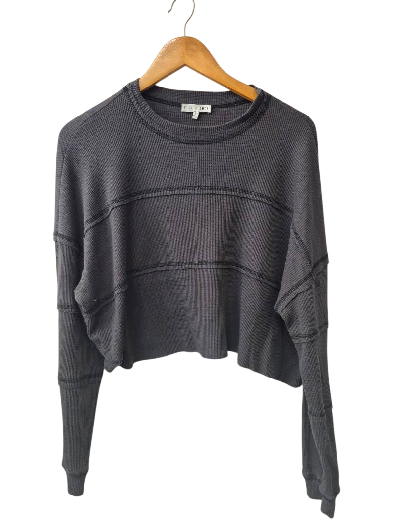 Fitz + Eddie Ribbed Crewneck Long Sleeves
