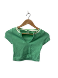 As Revival Ribbed V-Neck Short Sleeves