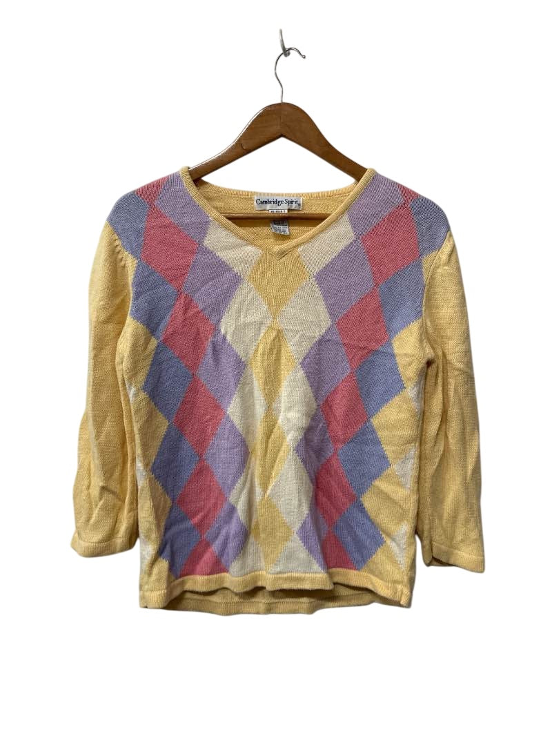 Cambridge Spirit Argyle Sweater Vintage
