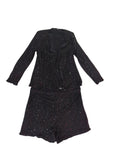 Sequin Blazer Shorts Set