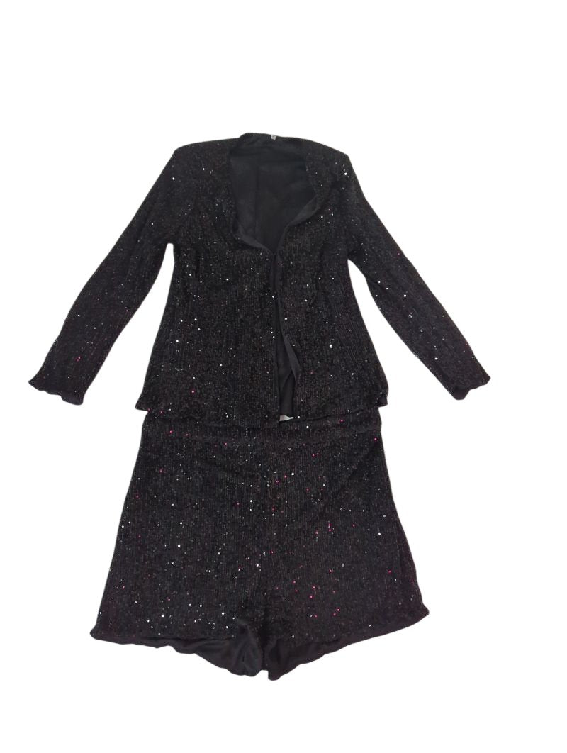 Sequin Blazer Shorts Set