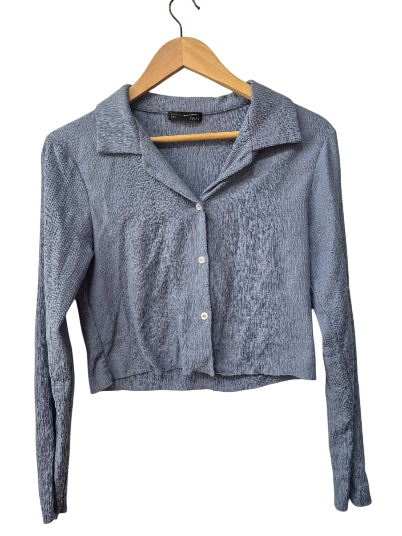 Dazy Collared Button-Up Long Sleeves