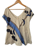 Free People Bohemian Print Top Vintage