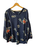 Fun2Fun V-Neck Blouse Long Sleeves
