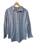 Falls Creek Embroidered Denim Shirt Vintage