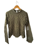 Ultra Pink Crochet Design Long Sleeves