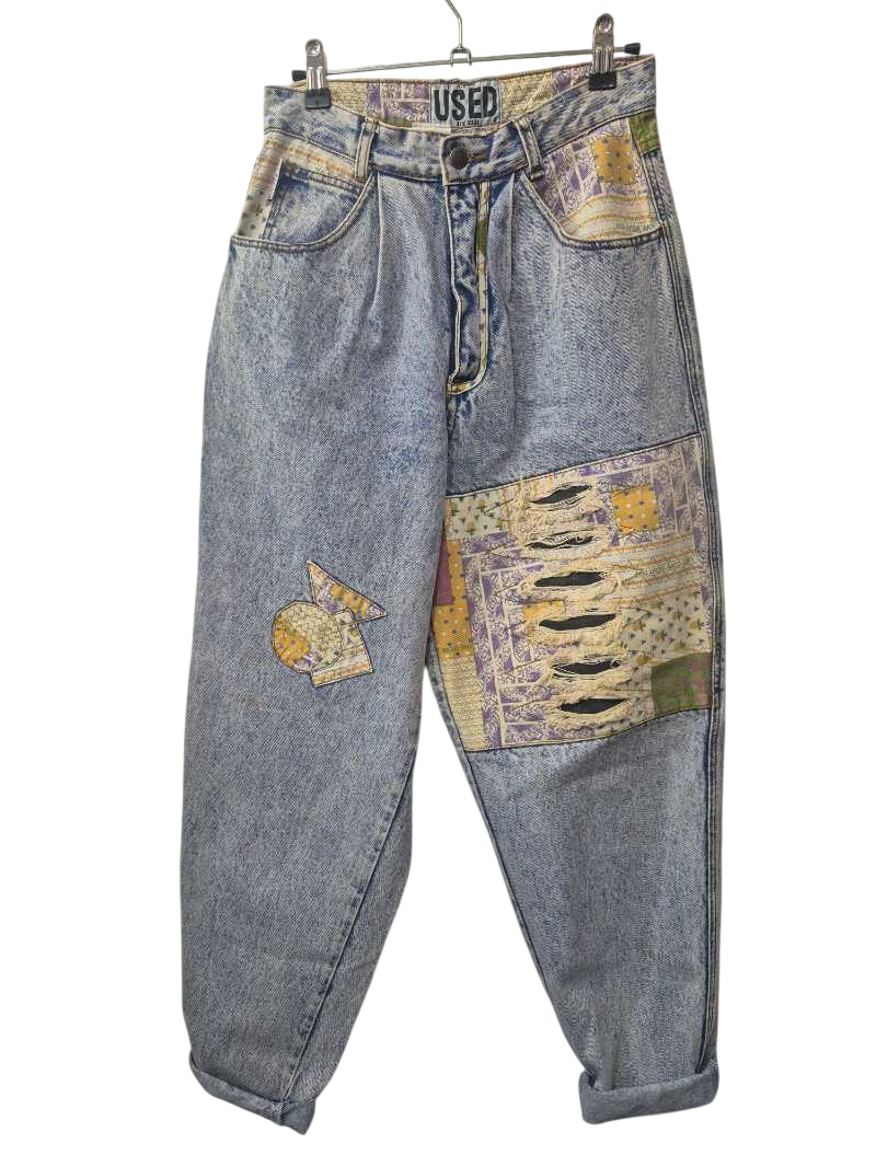 Used Patchwork Jeans Vintage