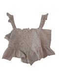 American Eagle Ruffle Smock Tank Tanks